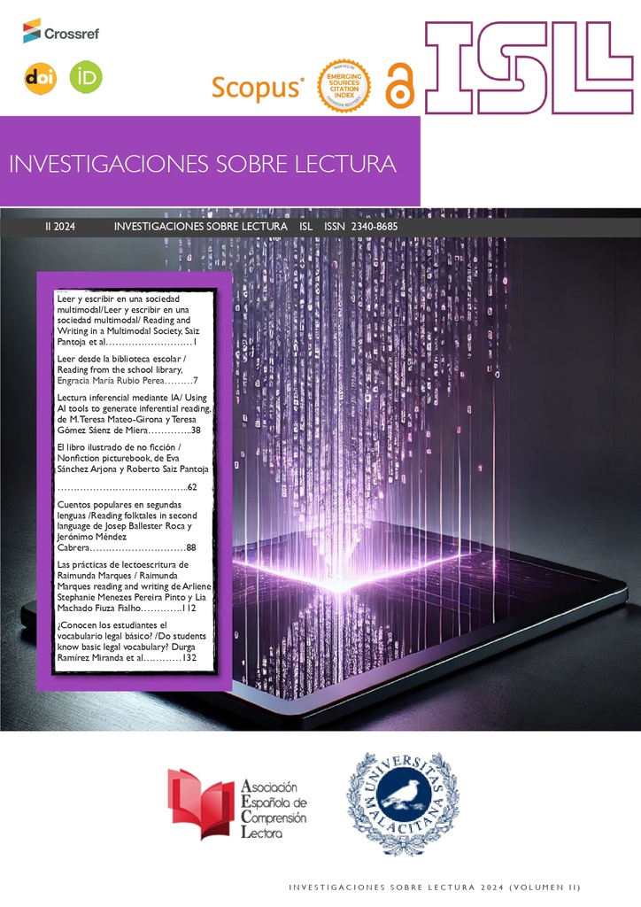 Revista Investigaciones Sobre Lectura (ISL) Vol. 19 Núm. 2