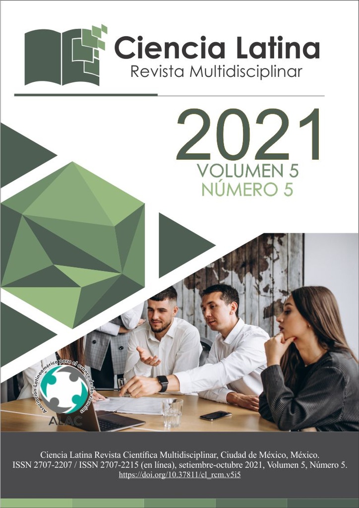 Ciencia Latina Revista Científica Multidisciplinar Vol. 5 Núm. 5