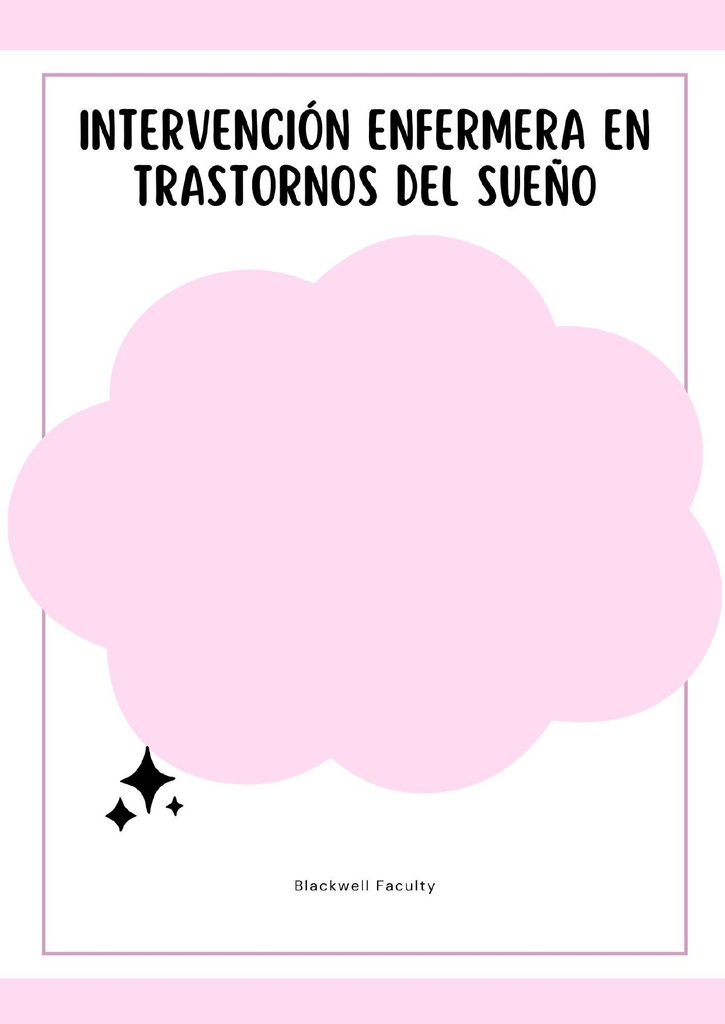 INTERVENCIÓN ENFERMERA EN TRASTORNOS DEL SUEÑO