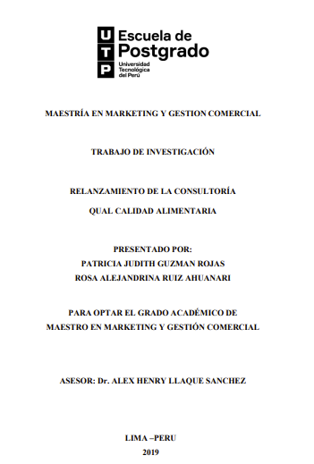 Relanzamiento de la consultoría Qual Calidad Alimentaria