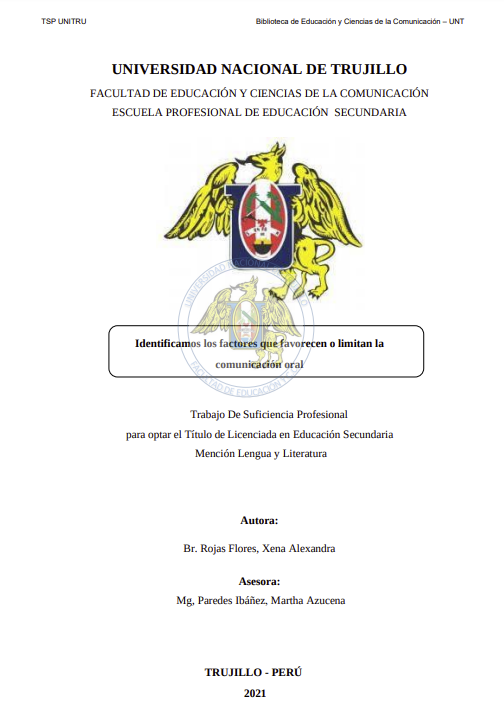 Identificamos los factores que favorecen o limitan la comunicación oral