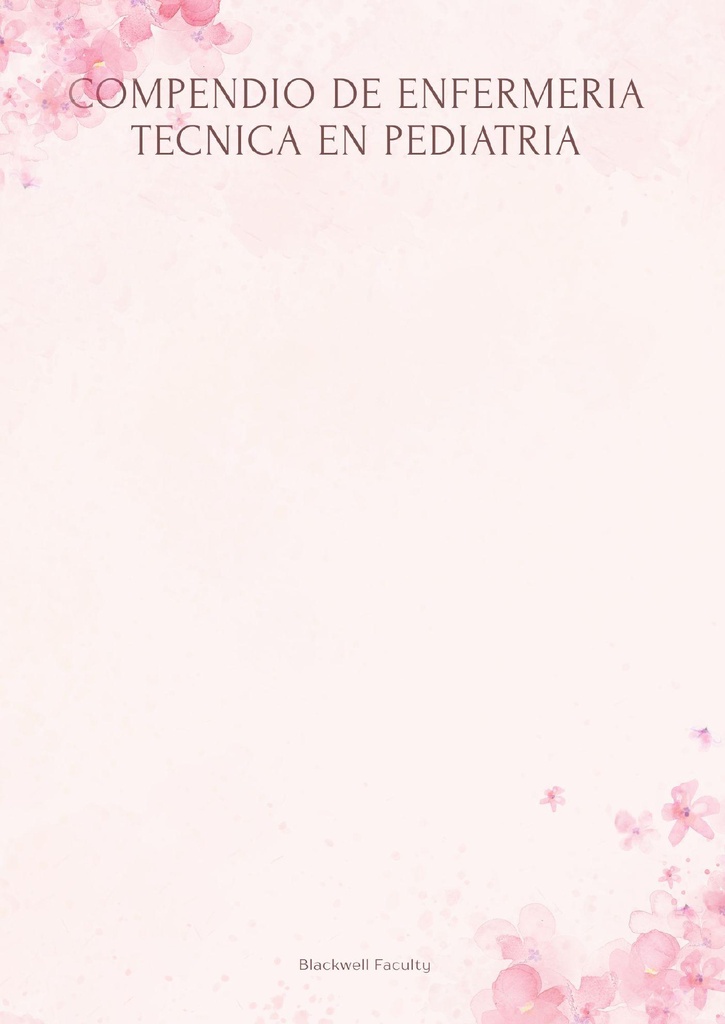 COMPENDIO DE ENFERMERIA TECNICA EN PEDIATRIA