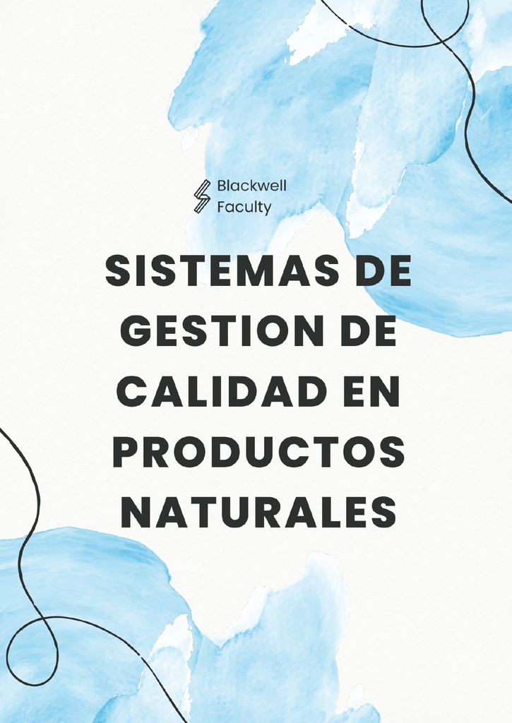 SISTEMAS DE GESTION DE CALIDAD EN PRODUCTOS NATURALES