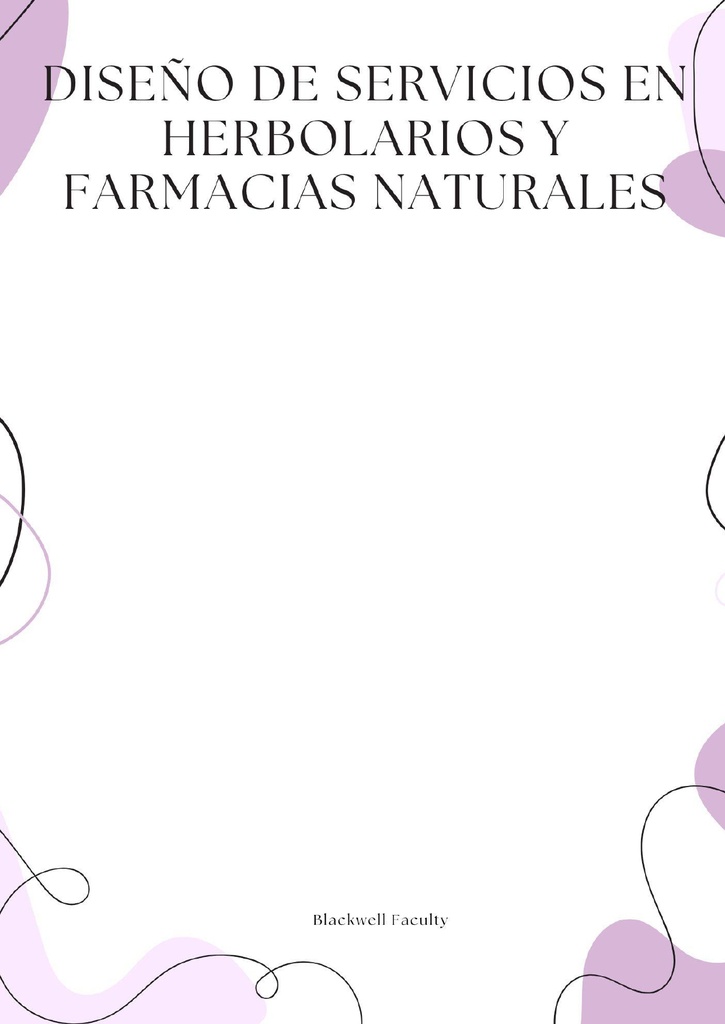 DISEÑO DE SERVICIOS EN HERBOLARIOS Y FARMACIAS NATURALES