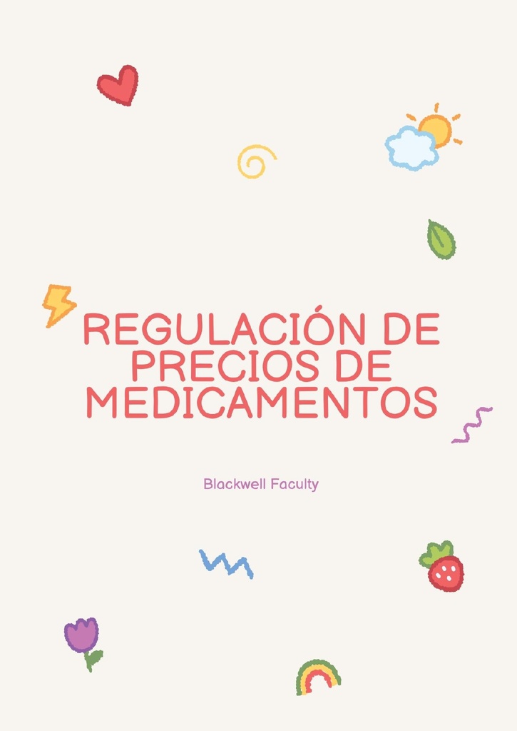 REGULACIÓN DE PRECIOS DE MEDICAMENTOS