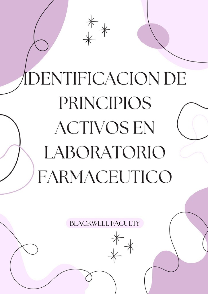 IDENTIFICACION DE PRINCIPIOS ACTIVOS EN LABORATORIO FARMACEUTICO