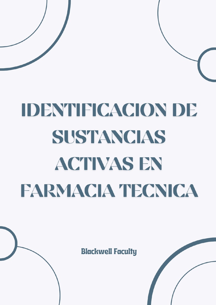 IDENTIFICACION DE SUSTANCIAS ACTIVAS EN FARMACIA TECNICA