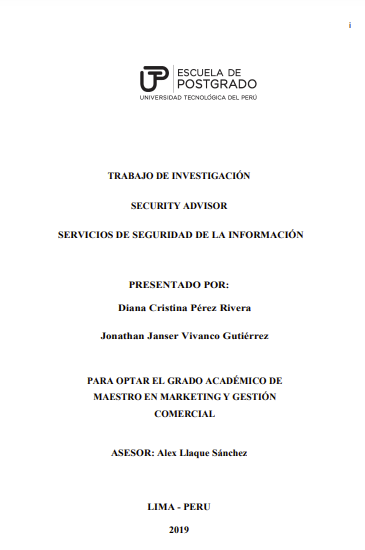 Security Advisor : servicios de seguridad de la información