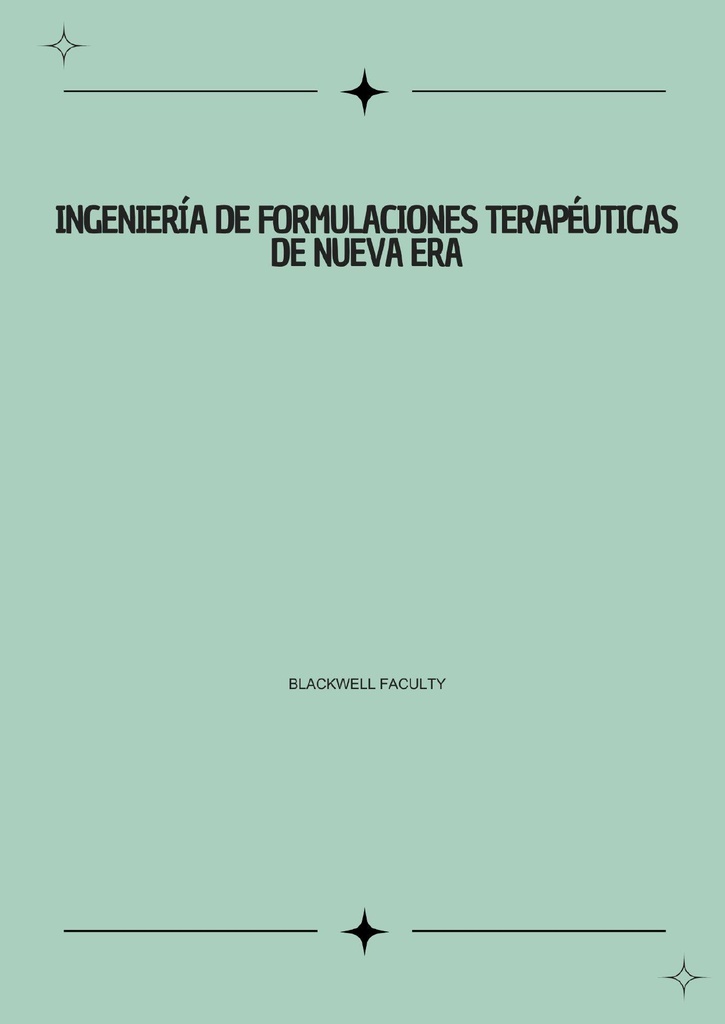 INGENIERÍA DE FORMULACIONES TERAPÉUTICAS DE NUEVA ERA