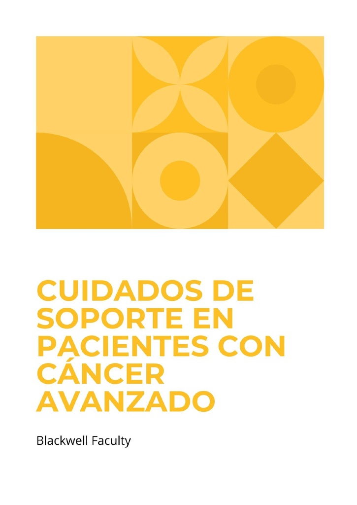 CUIDADOS DE SOPORTE EN PACIENTES CON CÁNCER AVANZADO