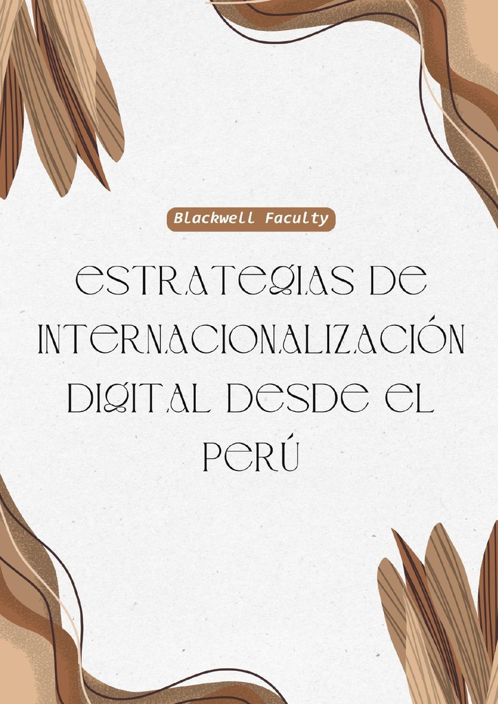 ESTRATEGIAS DE INTERNACIONALIZACIÓN DIGITAL DESDE EL PERÚ