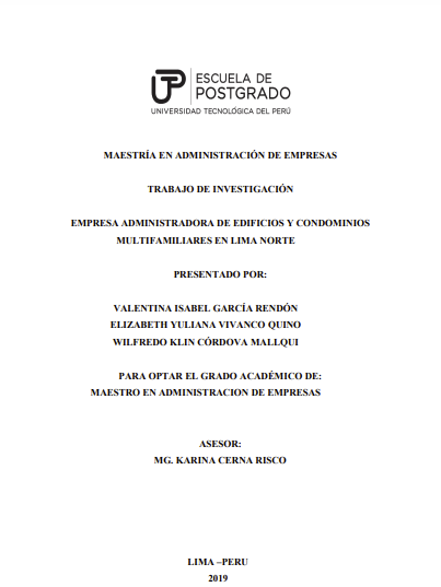 Empresa administradora de edificios y condominios multifamiliares en Lima Norte