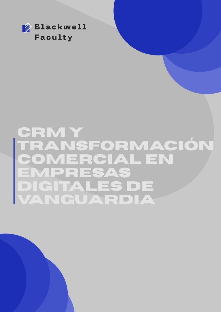 CRM Y TRANSFORMACIÓN COMERCIAL EN EMPRESAS DIGITALES DE VANGUARDIA