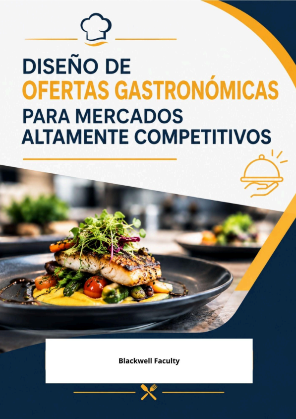 DISEÑO DE OFERTAS GASTRONÓMICAS PARA MERCADOS ALTAMENTE COMPETITIVOS