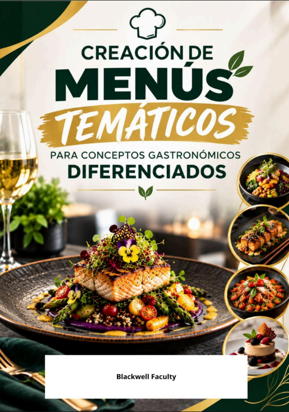 CREACIÓN DE MENÚS TEMÁTICOS PARA CONCEPTOS GASTRONÓMICOS DIFERENCIADOS