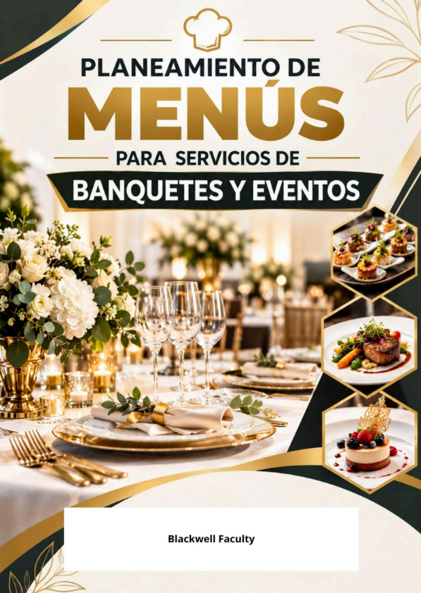 PLANEAMIENTO DE MENÚS PARA SERVICIOS DE BANQUETES Y EVENTOS
