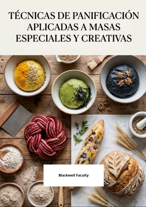TÉCNICAS DE PANIFICACIÓN APLICADAS A MASAS ESPECIALES Y CREATIVAS