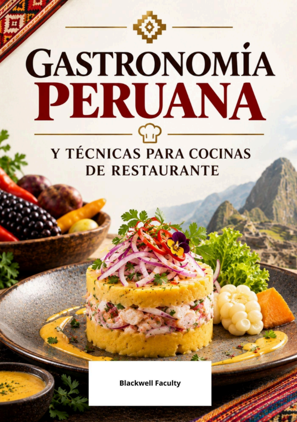 GASTRONOMÍA PERUANA Y TÉCNICAS PARA COCINAS DE RESTAURANTE