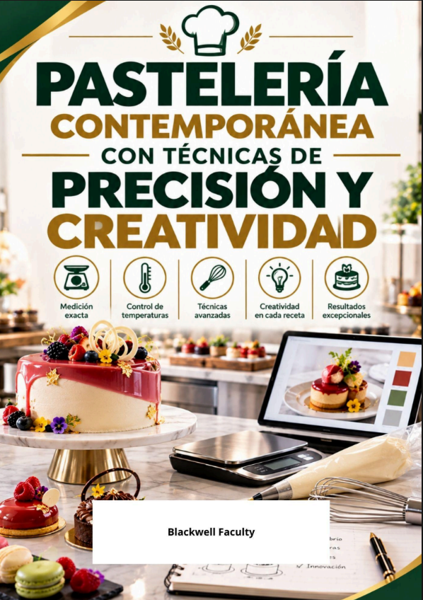 PASTELERÍA CONTEMPORÁNEA CON TÉCNICAS DE PRECISIÓN Y CREATIVIDAD