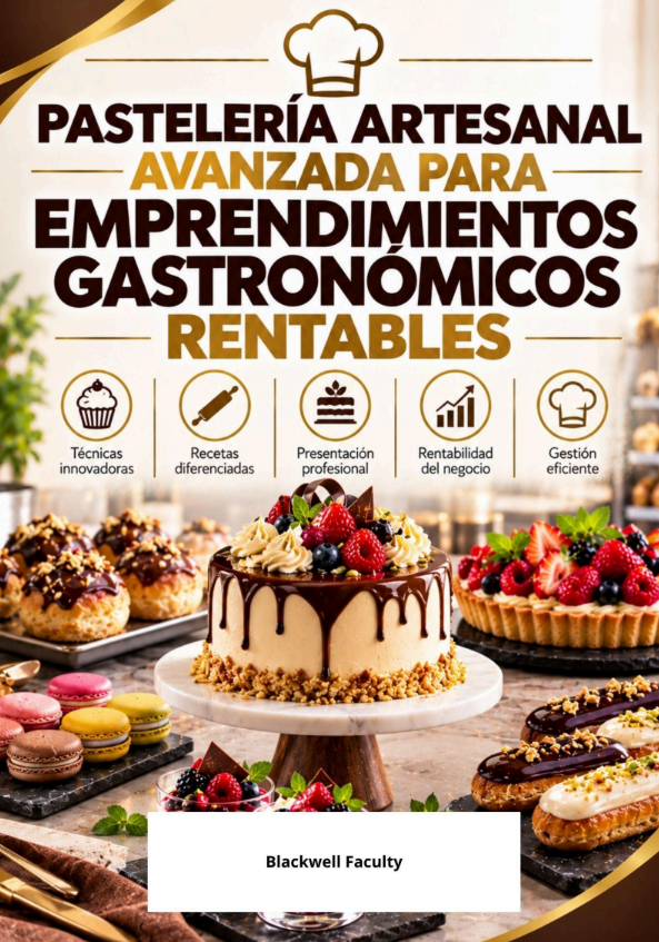 PASTELERÍA ARTESANAL AVANZADA PARA EMPRENDIMIENTOS GASTRONÓMICOS RENTABLES