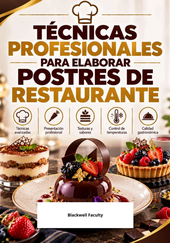 TÉCNICAS PROFESIONALES PARA ELABORAR POSTRES DE RESTAURANTE