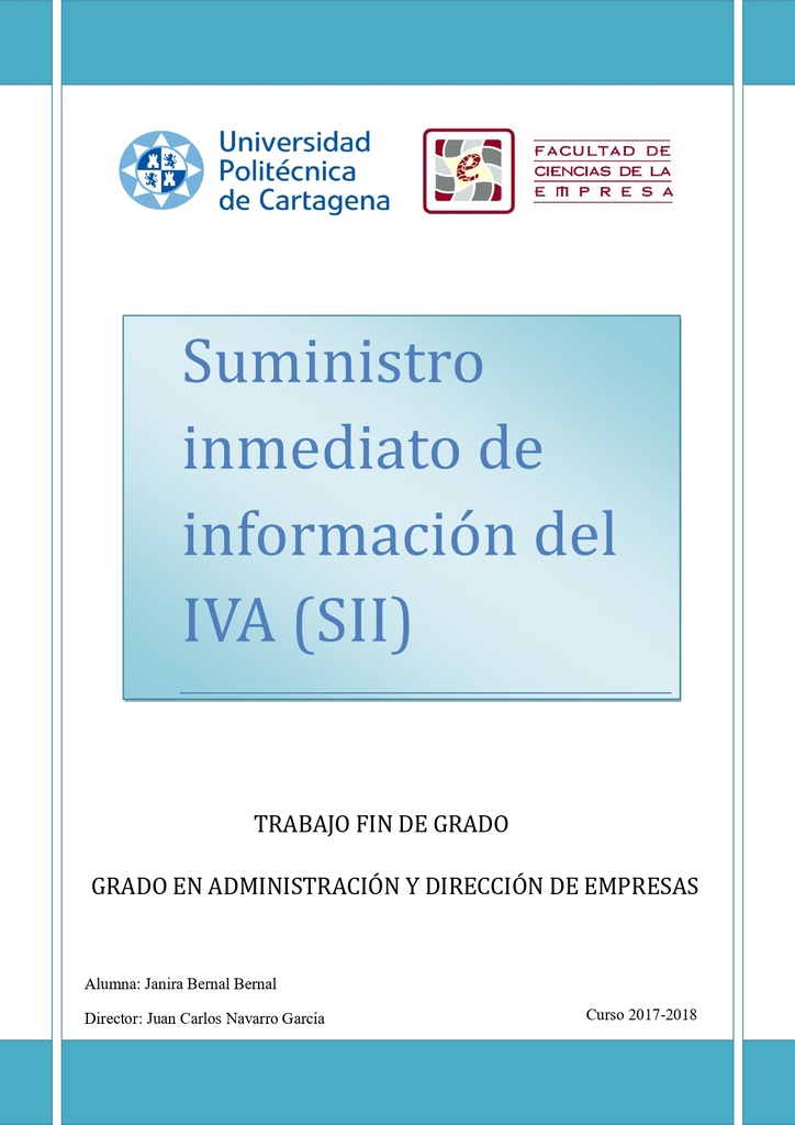 Suministro inmediato de información del IVA (SII)