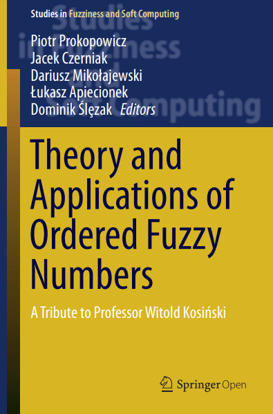 Theory and Applications of Ordered Fuzzy Numbers