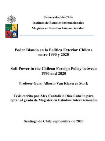 Poder blando en la política exterior chilena entre 1990 y 2020