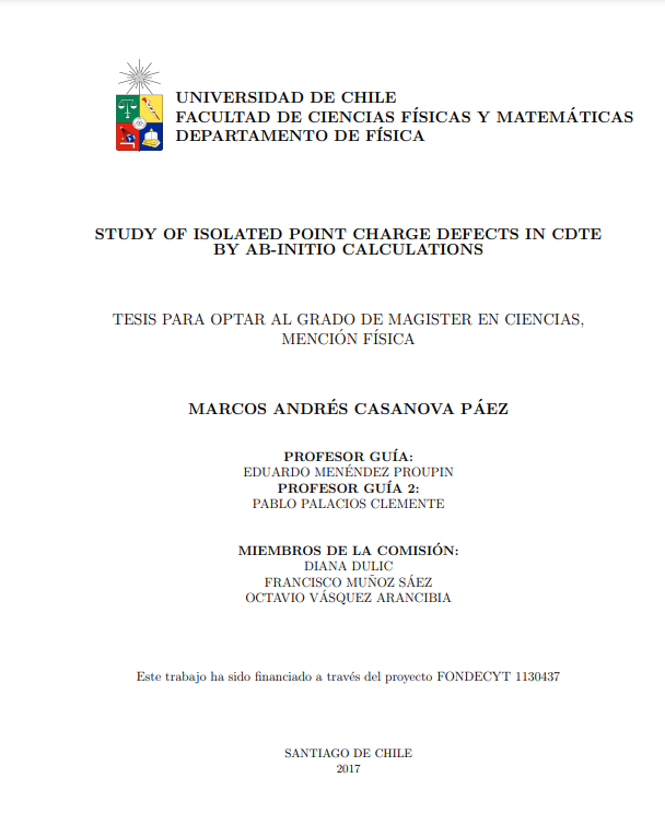 Study of isolated point charge defects in CdTe by Ab-Initio calculations