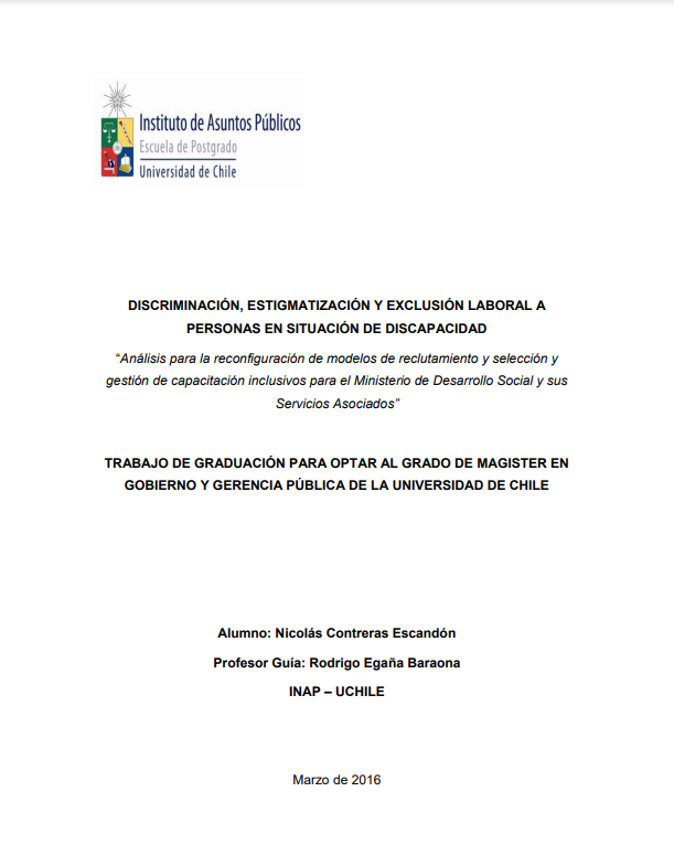 Discriminación, estigmatización y exclusión laboral a personas en situación de discapacidad