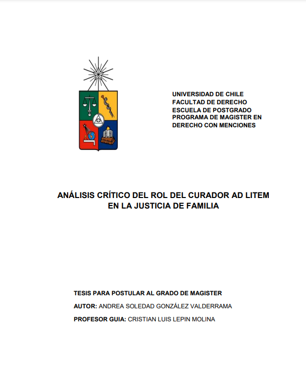 Análisis crítico del rol del curador ad litem en la justicia de familia