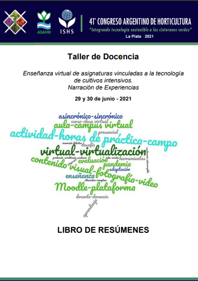 Taller de docencia: Enseñanza virtual de asignaturas vinculadas a la tecnología de cultivos.