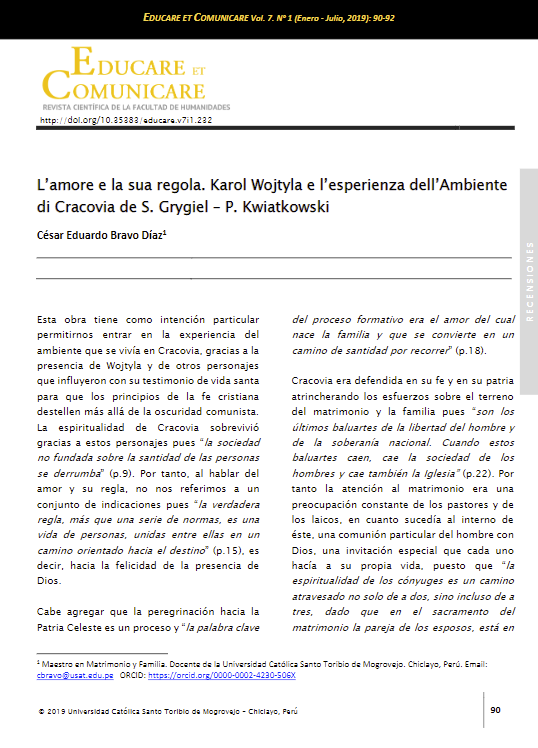 L'amore e la sua regola. Karol Wojtyla e l'esperienza dell'Ambiente di Cracovia de S. Grygiel - P. Kwiatkowski