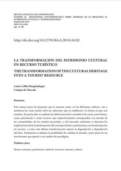 La transformación del patrimonio cultural en recurso turístico