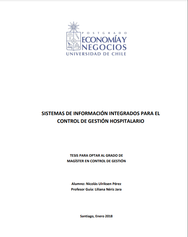 Sistemas de información integrados para el control de gestión hospitalario