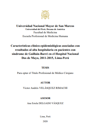 Características clínico-epidemiológicas