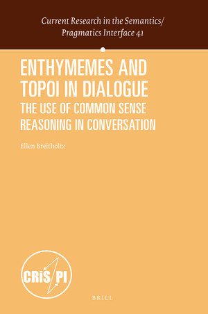 Enthymemes and Topoi in Dialogue