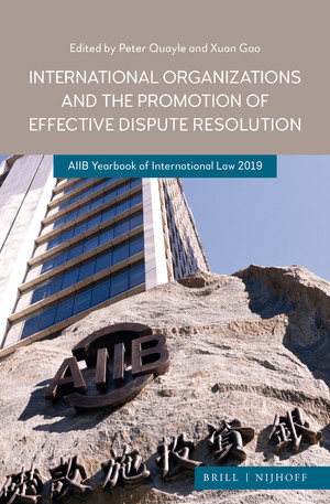 International Organizations and the Promotion of Effective Dispute Resolution