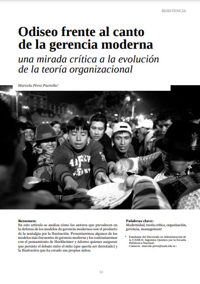 Odiseo frente al canto de la gerencia moderna: una mirada crítica a la evolución de la teoría organizacional