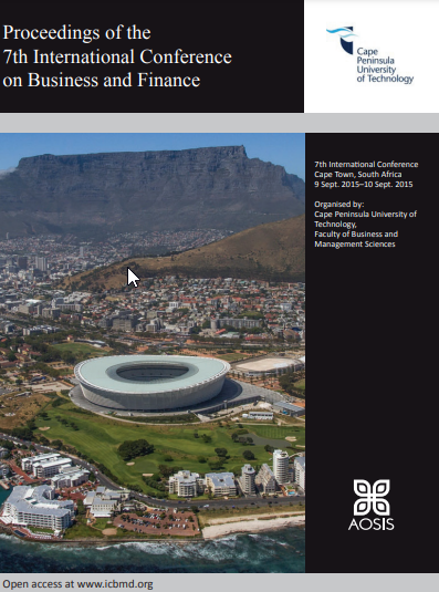 Proceedings of the 7th International Conference on Business and Finance