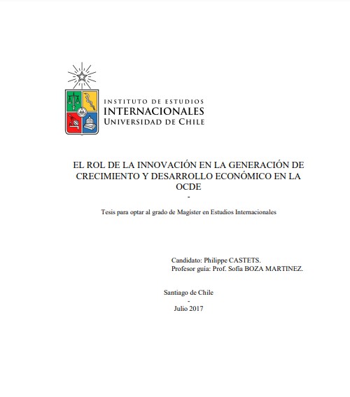 El rol de la innovación en la generación de crecimiento y desarrollo económico en la OCDE