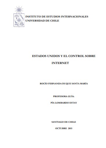 Estados Unidos y el control sobre Internet