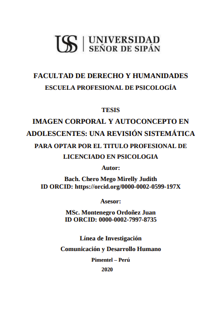 Imagen corporal y autoconcepto en adolescentes: una revisión sistemática