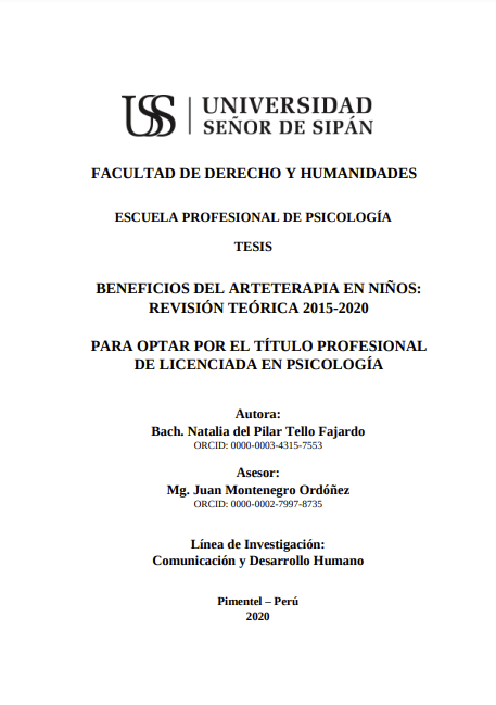 Beneficios del arteterapia en niños: revisión teórica 2015-2020