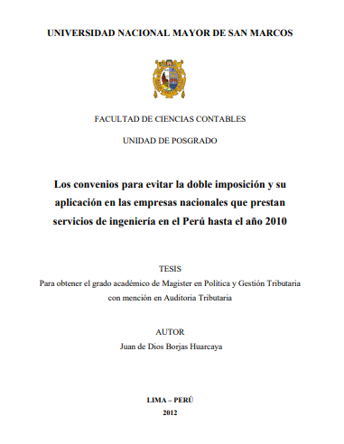 Los Convenios para evitar la doble imposición y su aplicación en las empresas nacionales