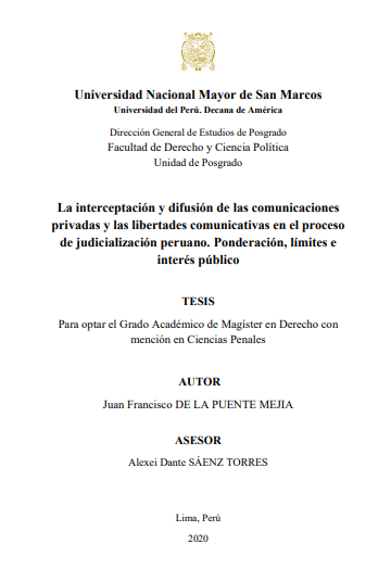 La interceptación y difusión de las comunicaciones privadas y las libertades comunicativas