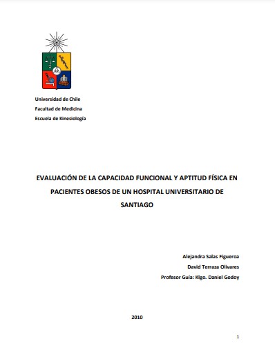 Evaluación de la capacidad funcional y aptitud física en pacientes obesos de un hospital universitario de Santiago