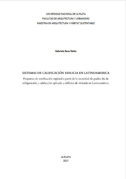 Sistemas de calificación edilicia en Latinoamérica