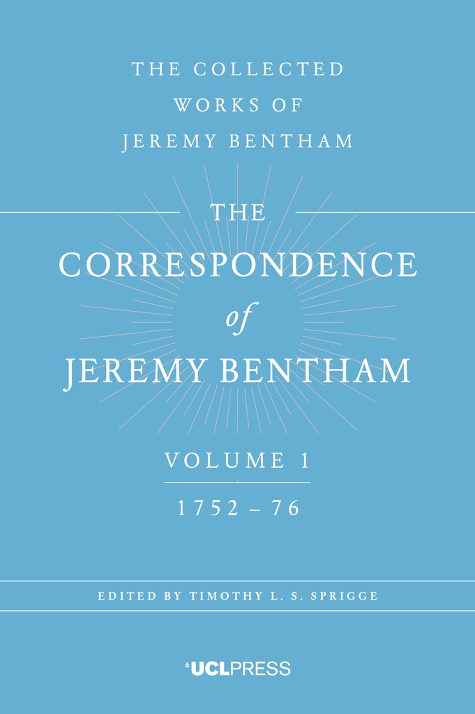The correspondence of Jeremy Bentham