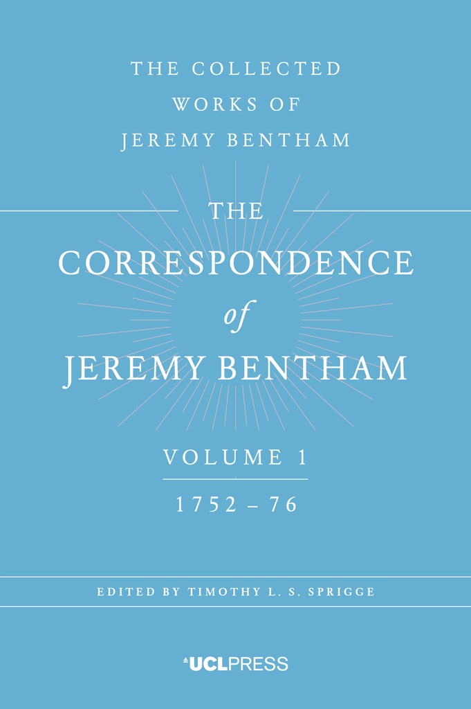 The correspondence of Jeremy Bentham